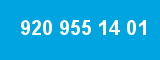 920 955 14 01 920 955 14 01